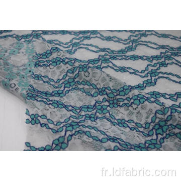 Tissu de dentelle en nylon coton polyester polyester